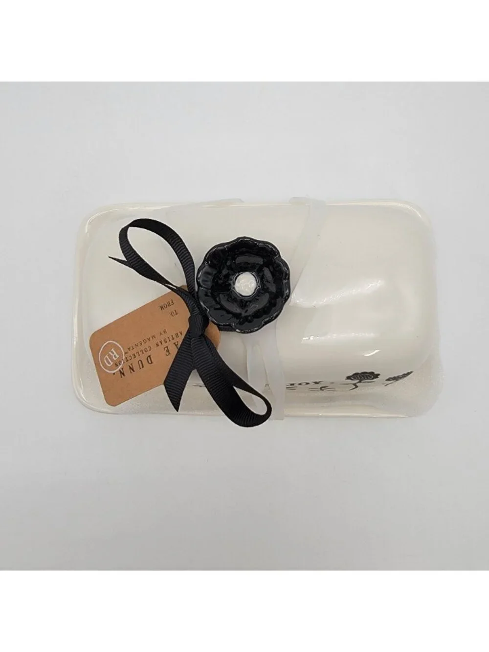 Rae Dunn Covered Butter Dish SPREAD JOY Artisan Collection  - NEW